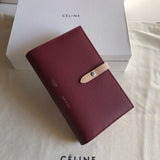 Understated bag shown from front angle