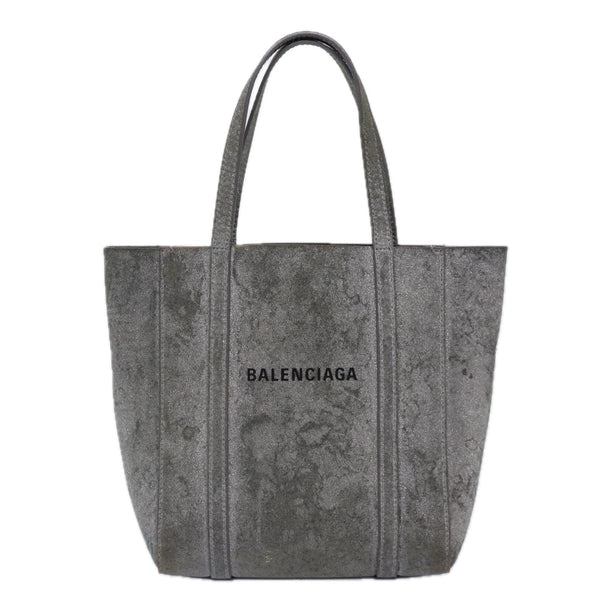 Balenciaga Everyday Tote XXS Hand Bag Leather 2way Silver Silver | Premium Leather Tote