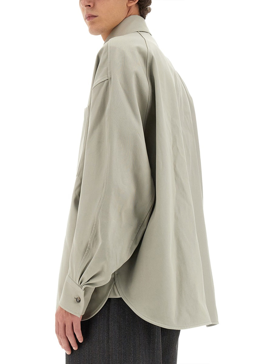 Bottega Veneta Tops? Bottega Veneta Men Cotton Twill Over Shirt Elegant Everyday Designer Top
