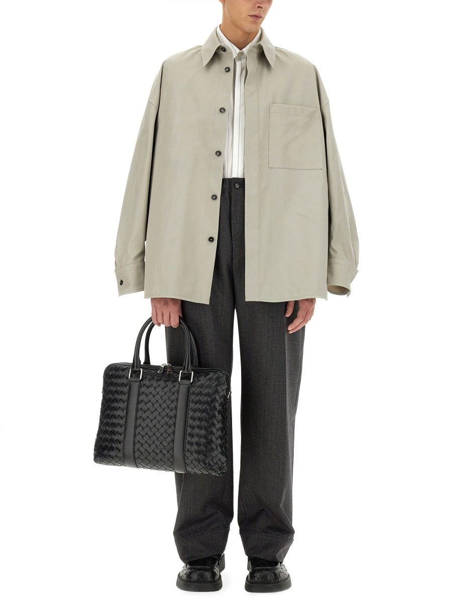 Bottega Veneta Tops? Bottega Veneta Men Cotton Twill Over Shirt Elegant Everyday Designer Top