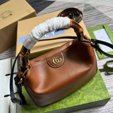Back view of structured signature women's handbag – women's everyday handbag