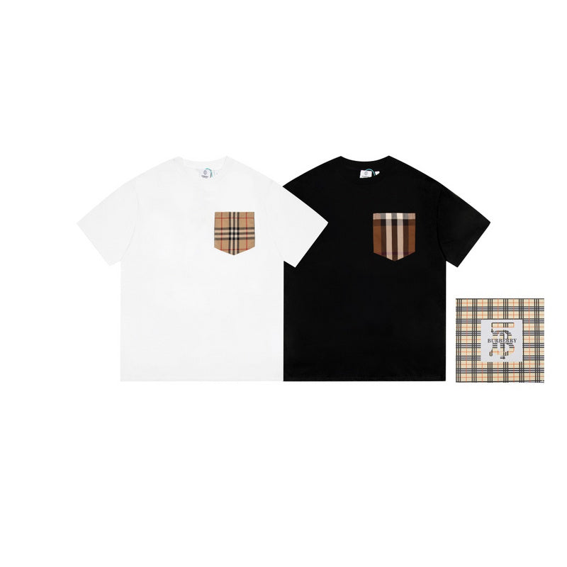 Burberry t-shirt close-up — premium authentic designer style