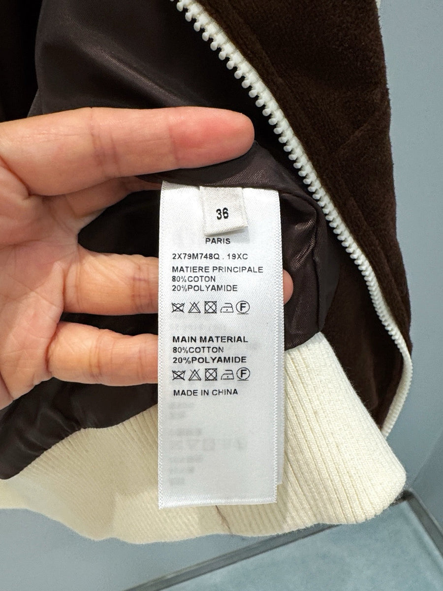 Celine Zip Bomber detail shot – designer craftsmanship and quality