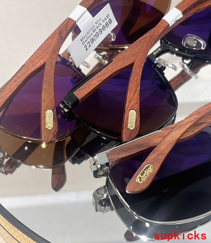 Side view of Cartier unisex sunglasses