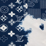 Front view of Louis Vuitton cotton t-shirt with runway-inspired design