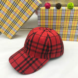 Side view of Burberry unisex cap