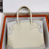 Close-up detail of understated bag design