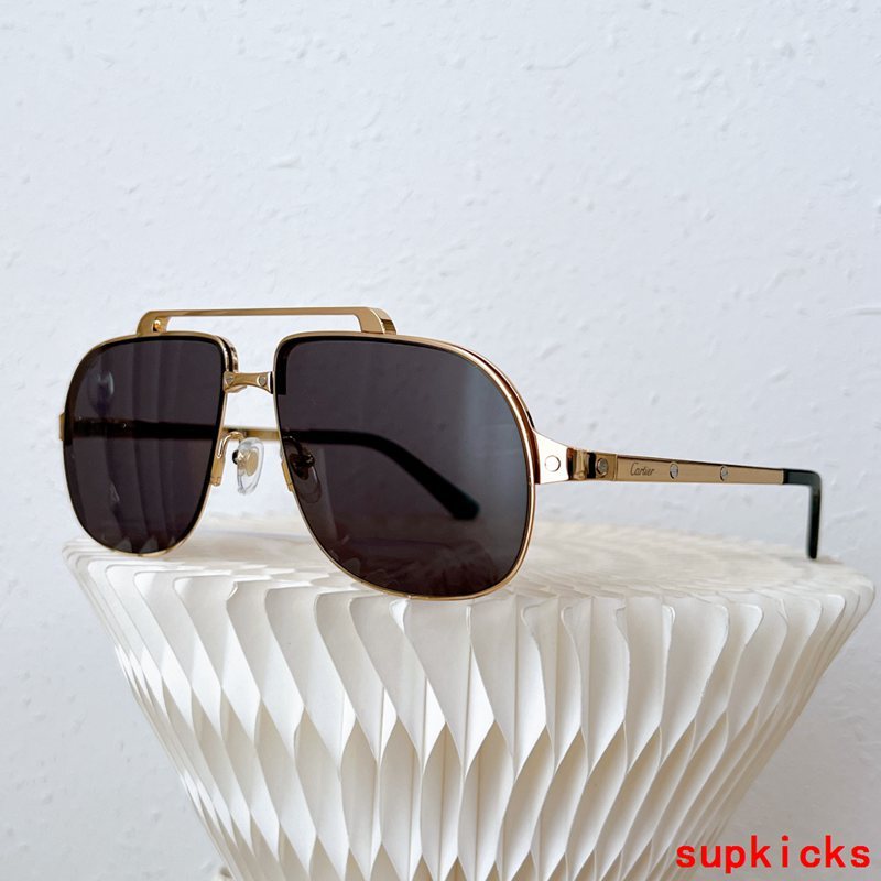 Angled view of Cartier unisex sunglasses