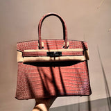 Close-up detail of effortless bag design