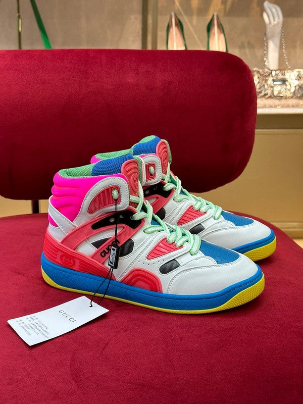 Gucci Streetwear sneakers in two-tone streetwear statement look front view