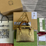 Side profile of signature modern women's handbag – women's luxury handbag