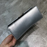 Understated Vegan Leather Handbag - Statement Silhouette | Women's Everyday Carry Handbag #613 - hardware and detail close-up (image 5) of designer-inspired handbag