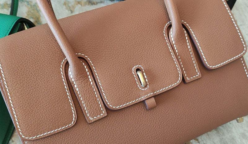 Interior view of sculpted premium bag