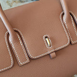 Interior view of sculpted premium bag