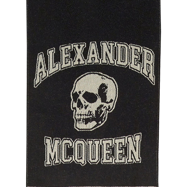 Alexander McQueen premium scarves & wraps detail and craftsmanship close-up