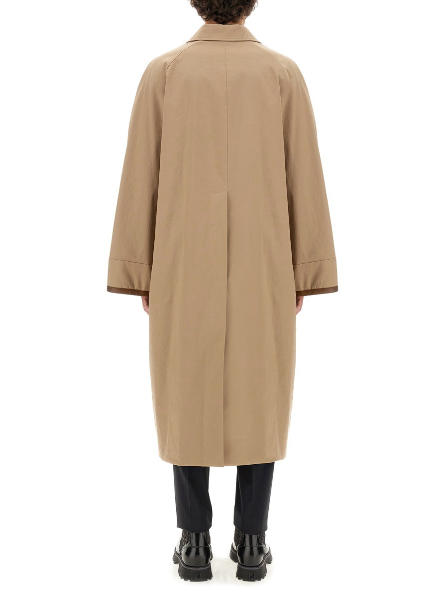 Fendi premium coats detail and craftsmanship close-up