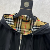 Close-up of Burberry designer clothing craftsmanship