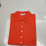 Back view of Lacoste luxury clothing with tailored silhouette
