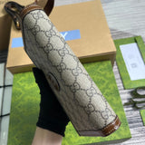 Back view of statement classic women's handbag – women's designer-style accessory