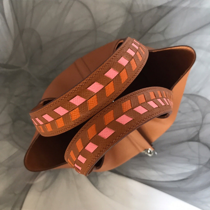 Close-up detail of timeless bag design