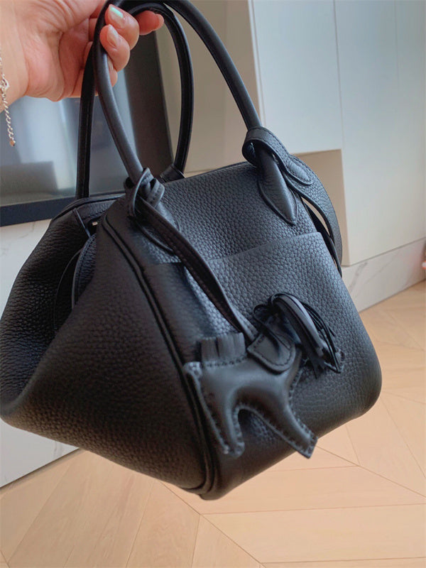  sleek tote bag styled with outfit