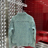 Back view of Louis Vuitton luxury clothing with everyday silhouette