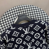 Full styled look of Louis Vuitton luxury clothing with everyday silhouette