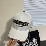 Front view of Burberry unisex cap