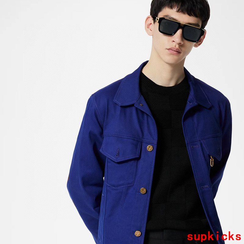 Close-up detail view of Louis Vuitton unisex sunglasses