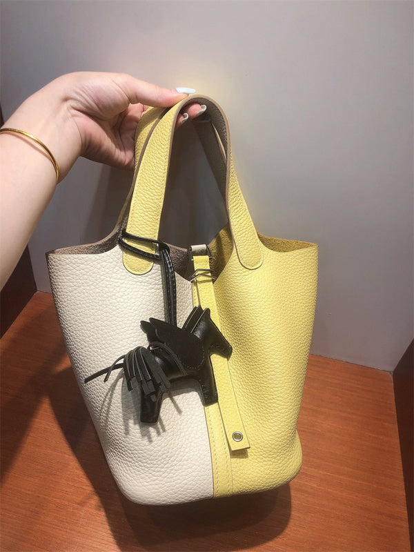 Elegant bag shown from front angle