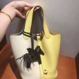 Elegant bag shown from front angle
