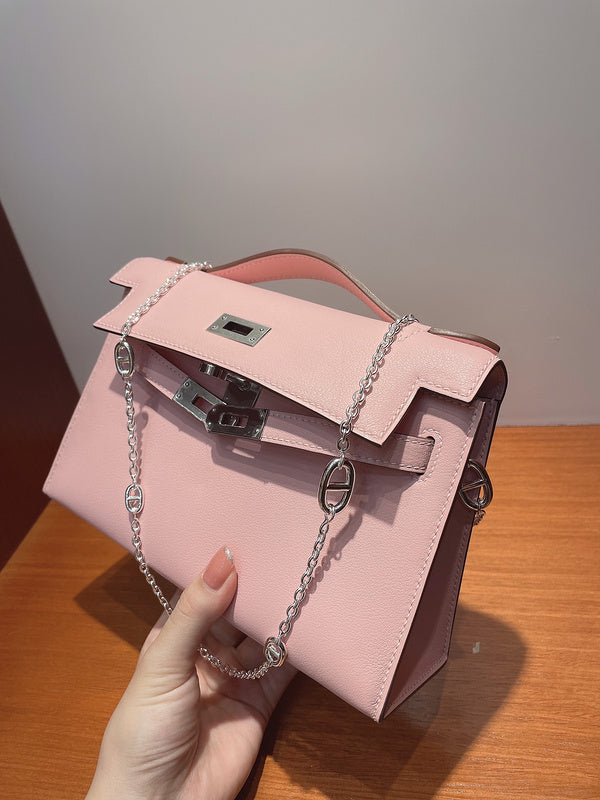 Interior view of sculpted premium bag