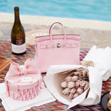  Sophisticated tote bag carried on shoulder