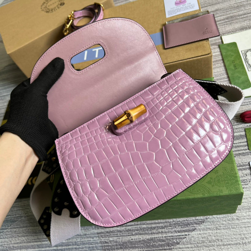 Front view of chic sleek women's handbag – women's designer-style accessory
