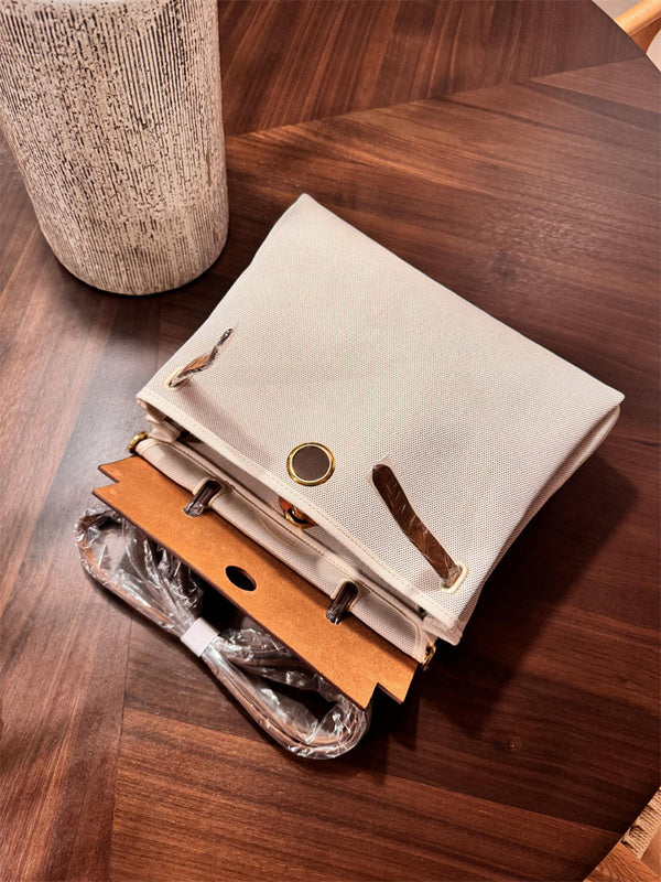 Close-up detail of timeless bag design