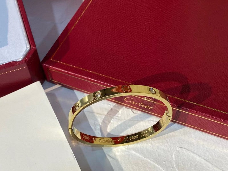 Close-up detail view of Cartier unisex jewelry piece