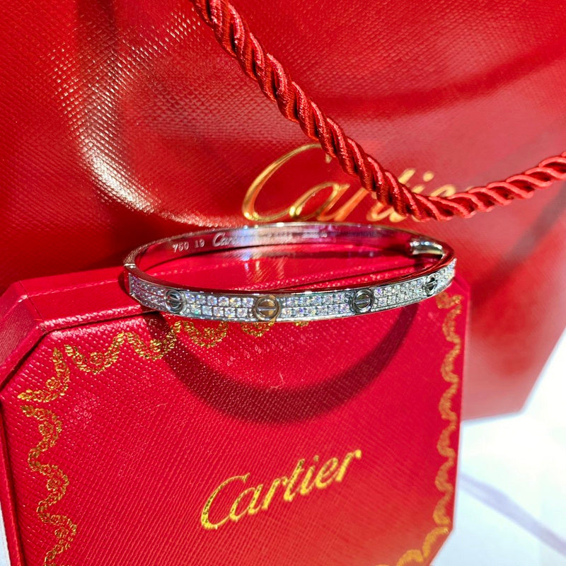 Side view of Cartier unisex jewelry piece