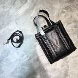 Chic Faux Leather Handbag - Everyday Elegance | Women's Statement Accessory #941 - front view (image 1) of designer-inspired handbag