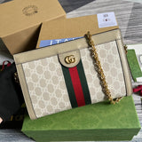 Front view of elevated classic women's handbag – women's luxury accessory