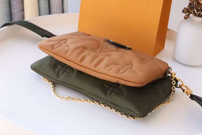 Interior view of classic sleek women's handbag – women's statement bag