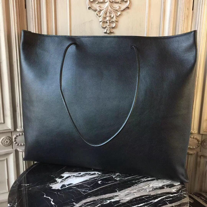 Contemporary Premium PU Leather Handbag - Sleek Minimalist Lines | Women's Designer-Inspired Purse #955 - back view (image 4) of designer-inspired handbag
