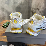 Balenciaga Camel High-Top Sneakers - Heel Detail View