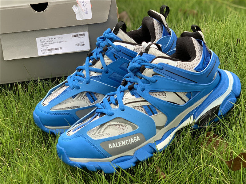 Balenciaga White Low-Top Sneakers - Angled View