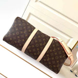 Back view of sleek classic women's handbag – women's everyday handbag