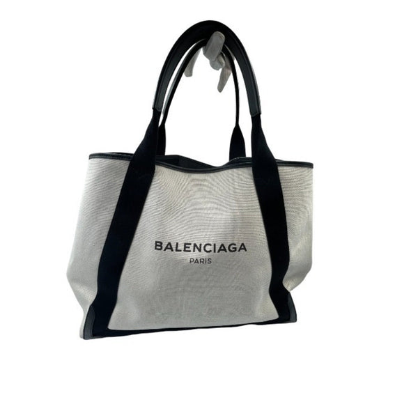 Balenciaga Navy Cabas Tote | Luxury Canvas Tote Bag