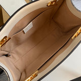 Close-up detail of statement refined women's handbag – women's designer-style accessory