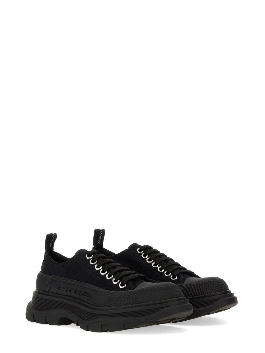 Alexander McQueen premium athletic detail and craftsmanship close-up