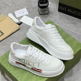 Gucci sneakers detailed view showing premium designer craftsmanship