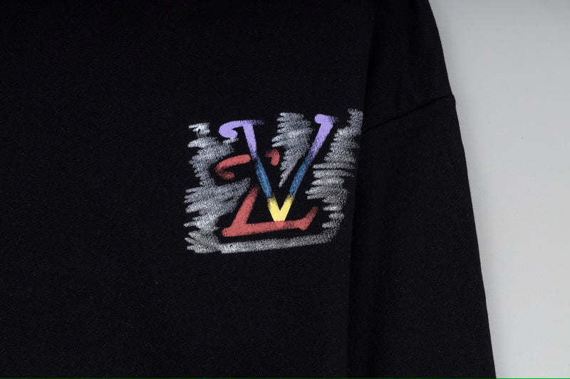 Front view of Louis Vuitton luxury clothing with everyday silhouette