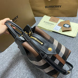 Elegant Premium PU Leather Handbag - Modern Structured Build | Women's Designer-Inspired Purse #1123 - hardware and detail close-up (image 5) of designer-inspired handbag